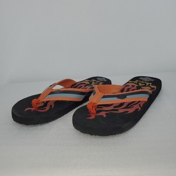 Harley Davidson Youth Flip Flops Size 3/4 NWT - Picture 7 of 13